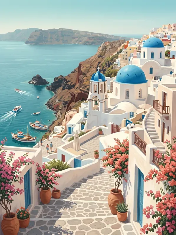 Pastel Retro Travel Posters