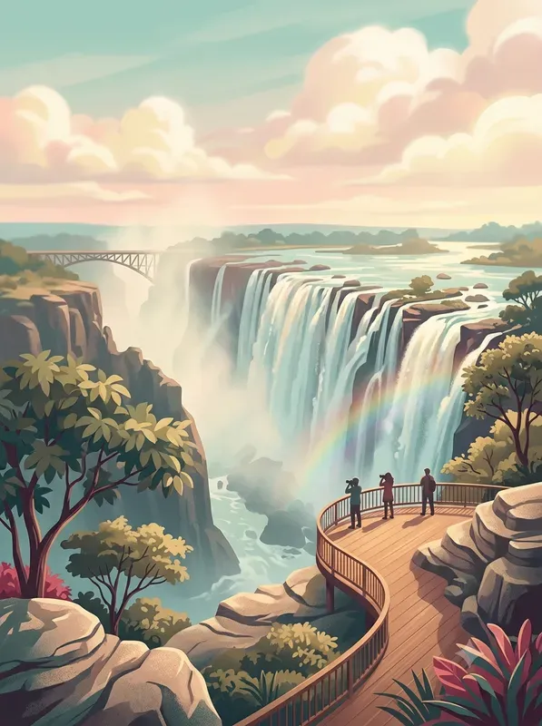 Pastel Retro Travel Posters