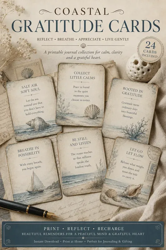 Vintage Faith Journal Cards