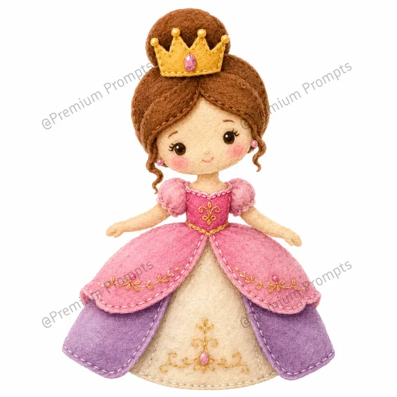 Handmade Felt Realistic Clipart Designs