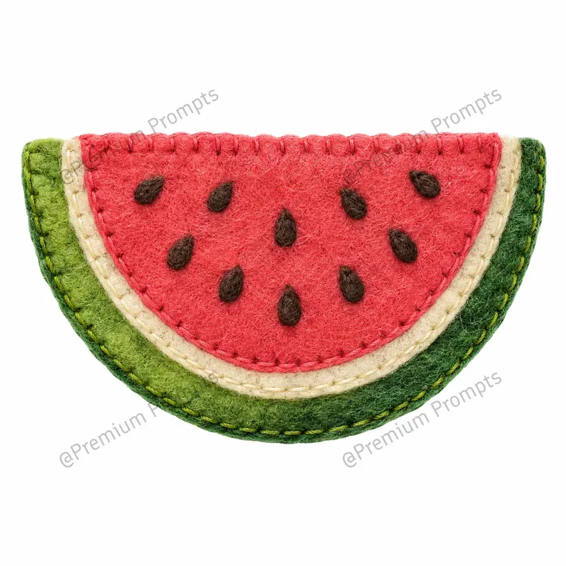 Handmade Felt Realistic Clipart Designs
