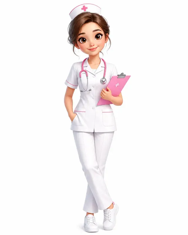 Cute Medical Character Illustrations