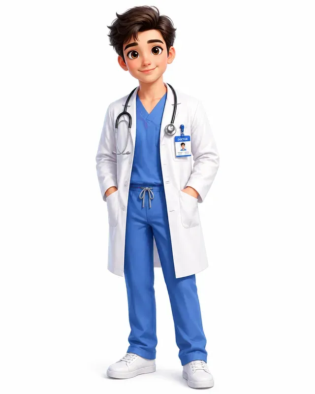 Cute Medical Character Illustrations