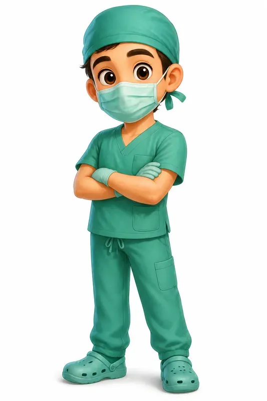 Cute Medical Character Illustrations