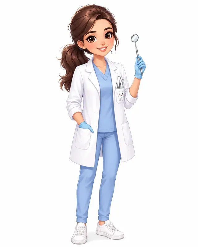 Cute Medical Character Illustrations
