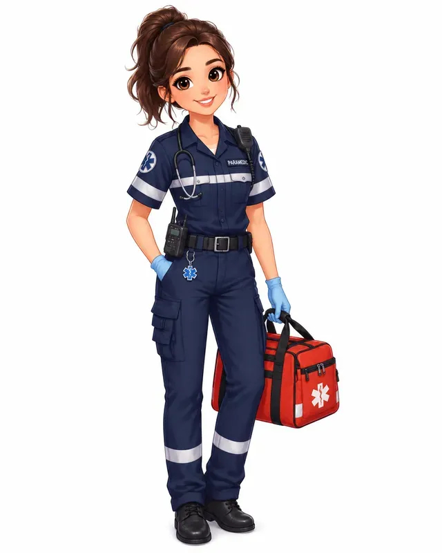 Cute Medical Character Illustrations