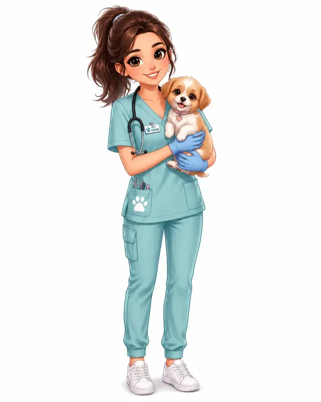 Cute Medical Character Illustrations
