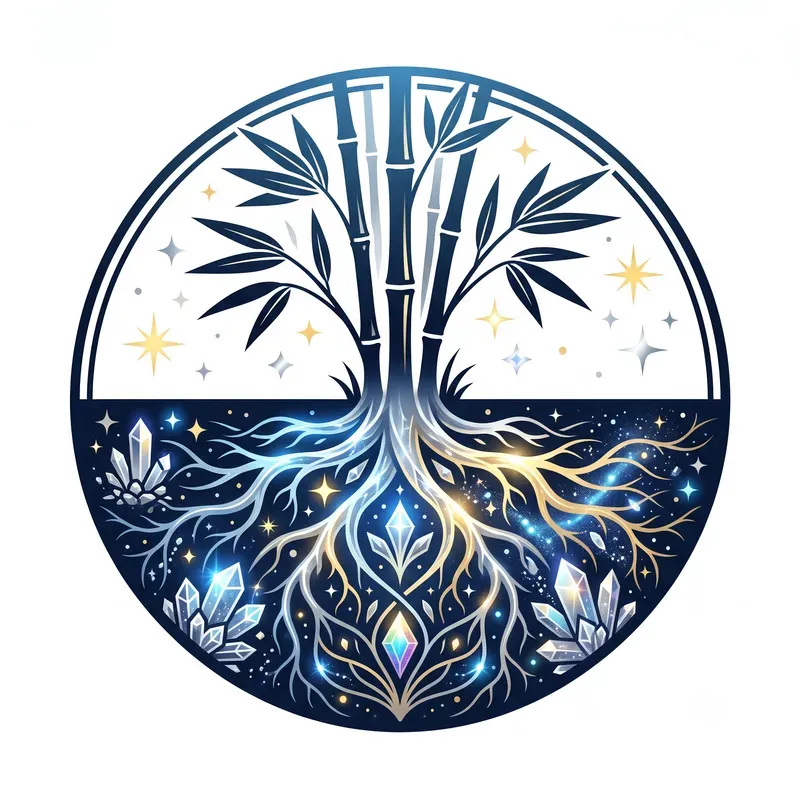 Modern Glowing Root System Emblems