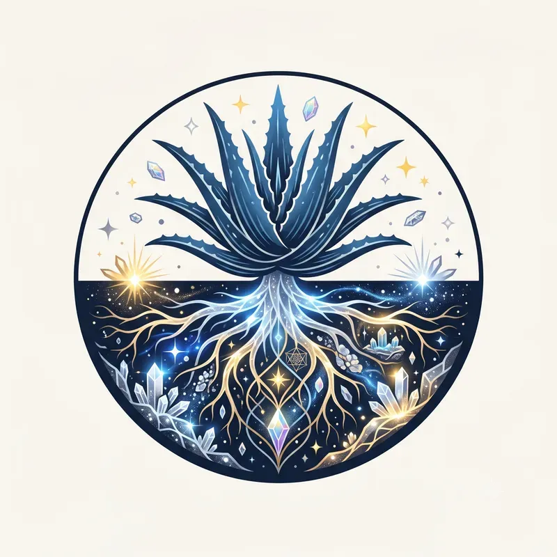 Modern Glowing Root System Emblems
