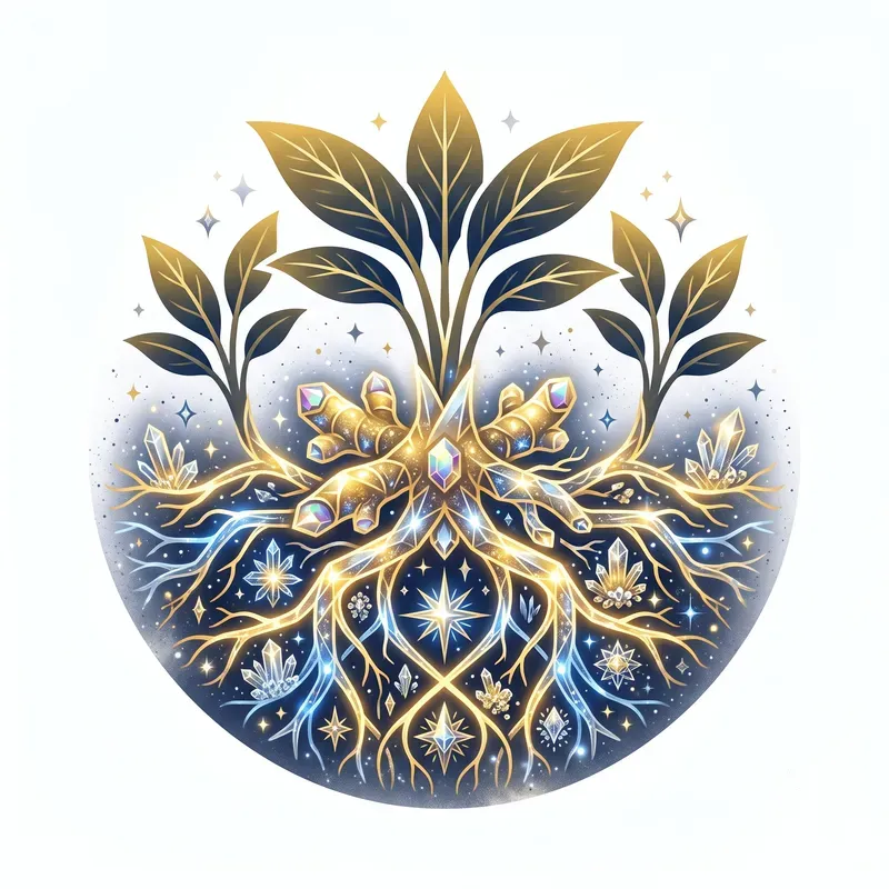 Modern Glowing Root System Emblems