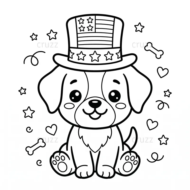 Kawaii Coloring Books For Memorial Day
