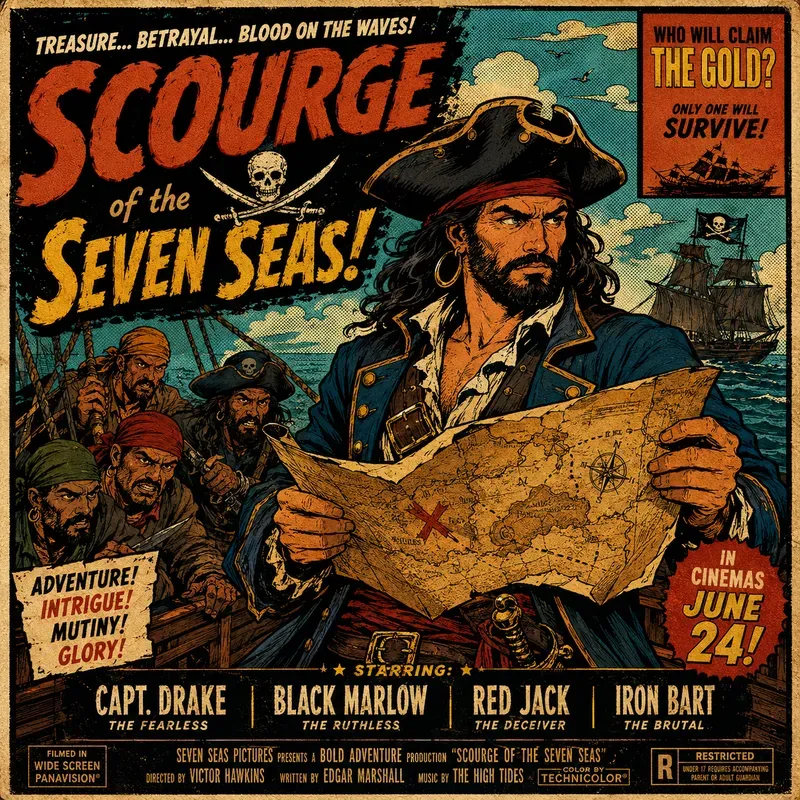 Vintage Popart Movie Posters