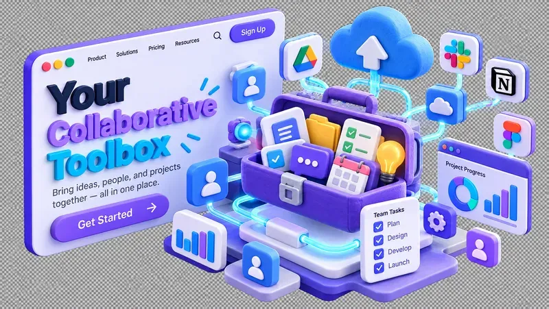 Claymation Isometric Saas UI UX Assets