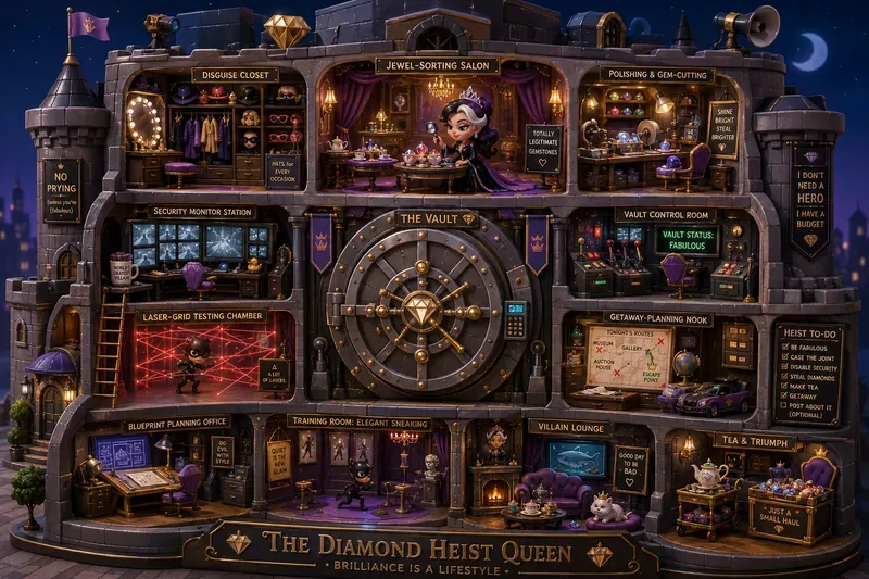 Villain Lair Cutaway Dioramas