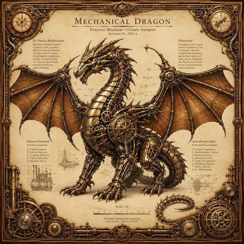 Fantasy Bestiary Manuscripts