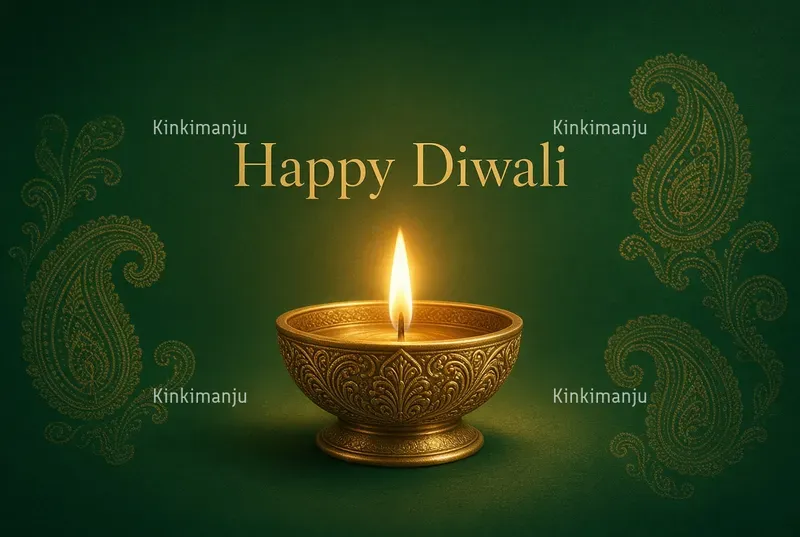 Luxury Diwali Greeting Card 20 Packs