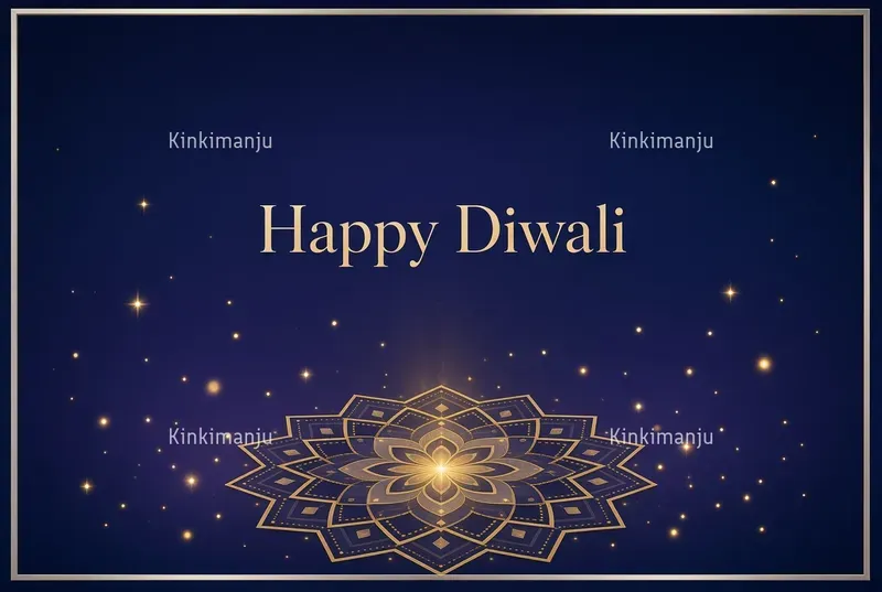 Luxury Diwali Greeting Card 20 Packs