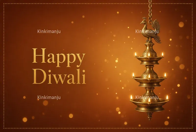 Luxury Diwali Greeting Card 20 Packs