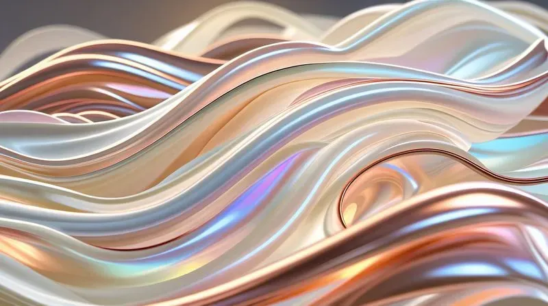 3D Fluid Glass Waves UI UX Backgrounds