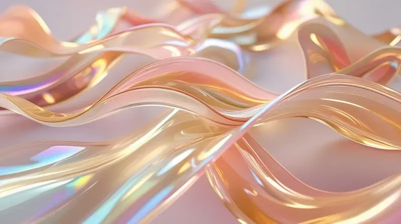 3D Fluid Glass Waves UI UX Backgrounds