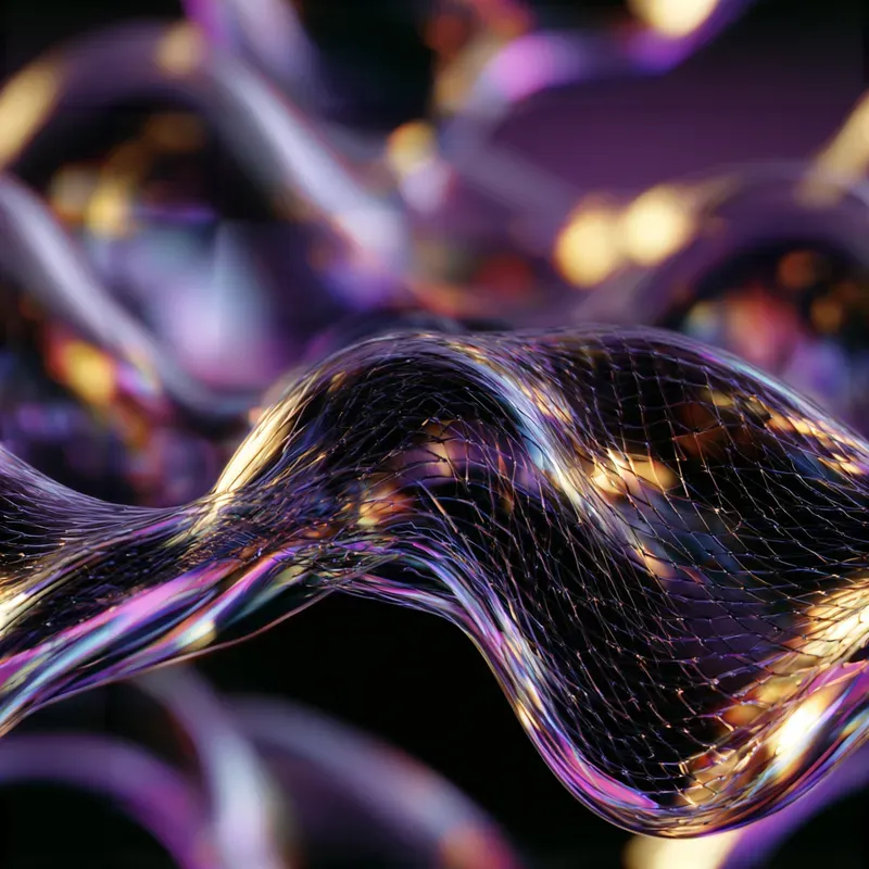 Seamless Cybermesh Textile Patterns