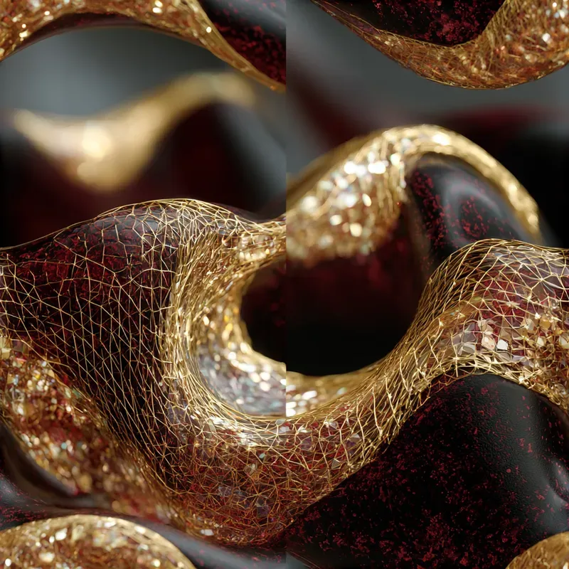 Seamless Cybermesh Textile Patterns