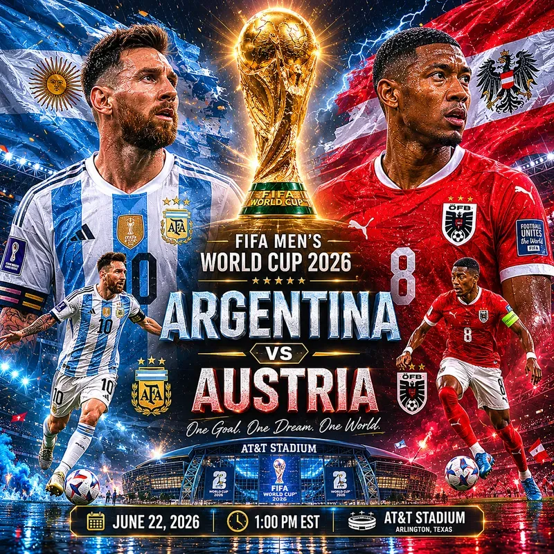Fifa 2026 Cinematic Match Posters