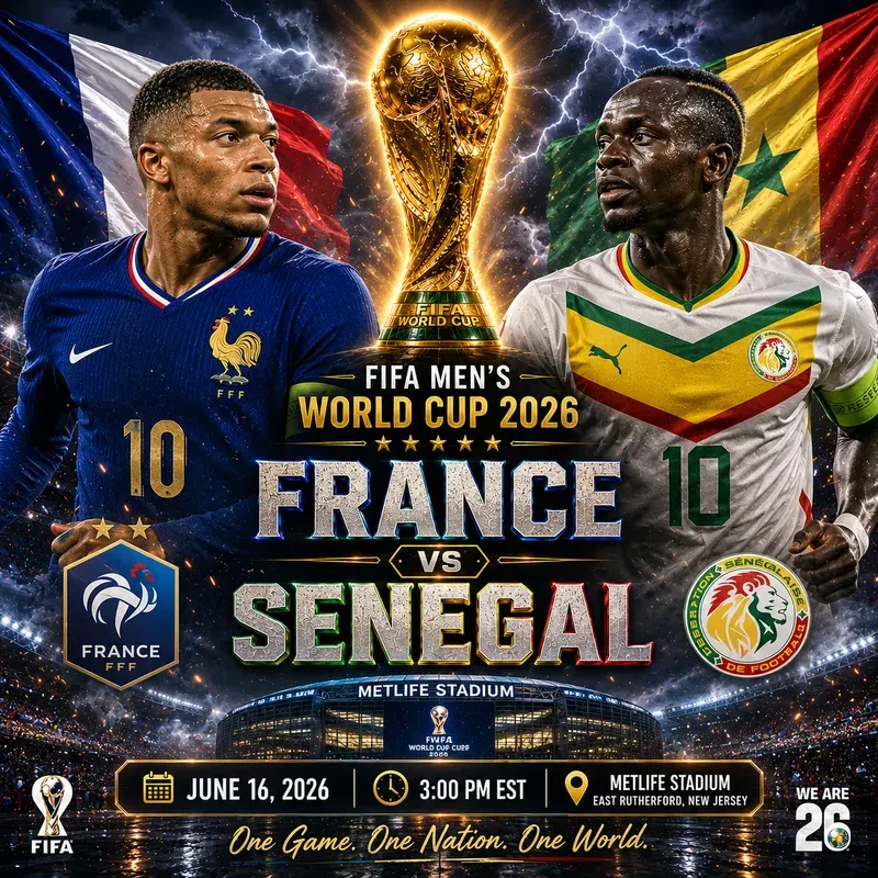 Fifa 2026 Cinematic Match Posters