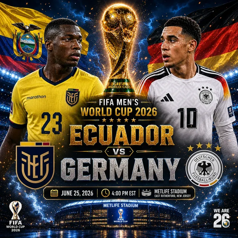 Fifa 2026 Cinematic Match Posters