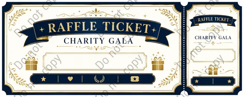 Raffle Ticket Printable Designs