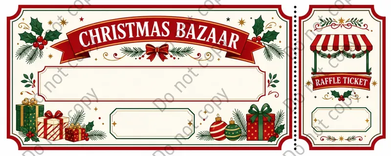 Raffle Ticket Printable Designs