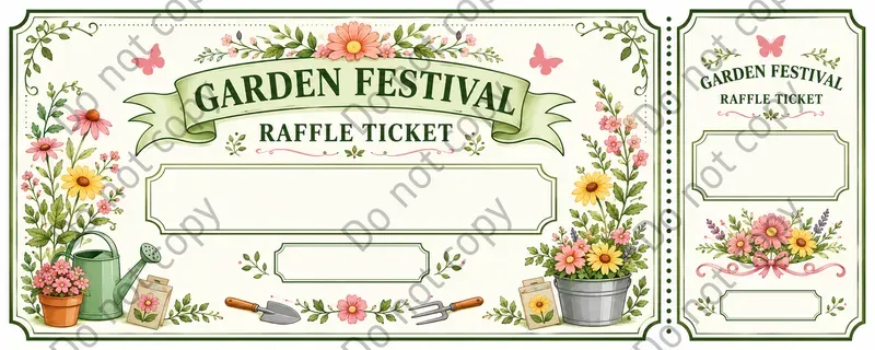 Raffle Ticket Printable Designs