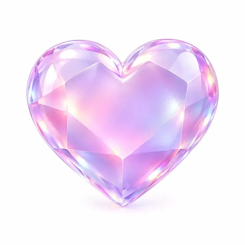 Pastel Glassmorphism 3D Cliparts