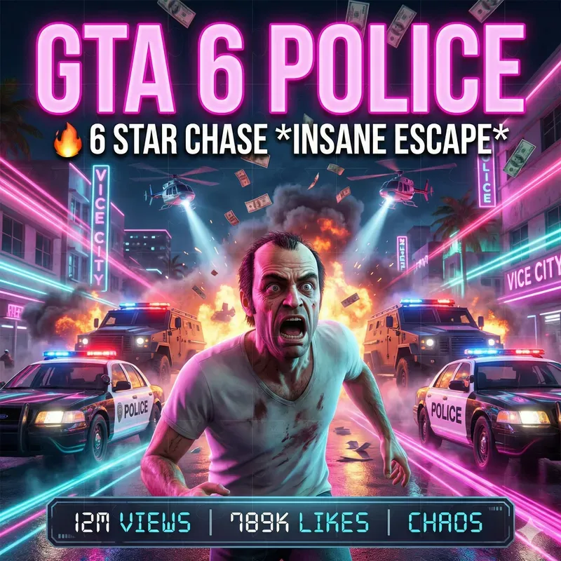 Gta 6 YouTuber Thumbnail Packs