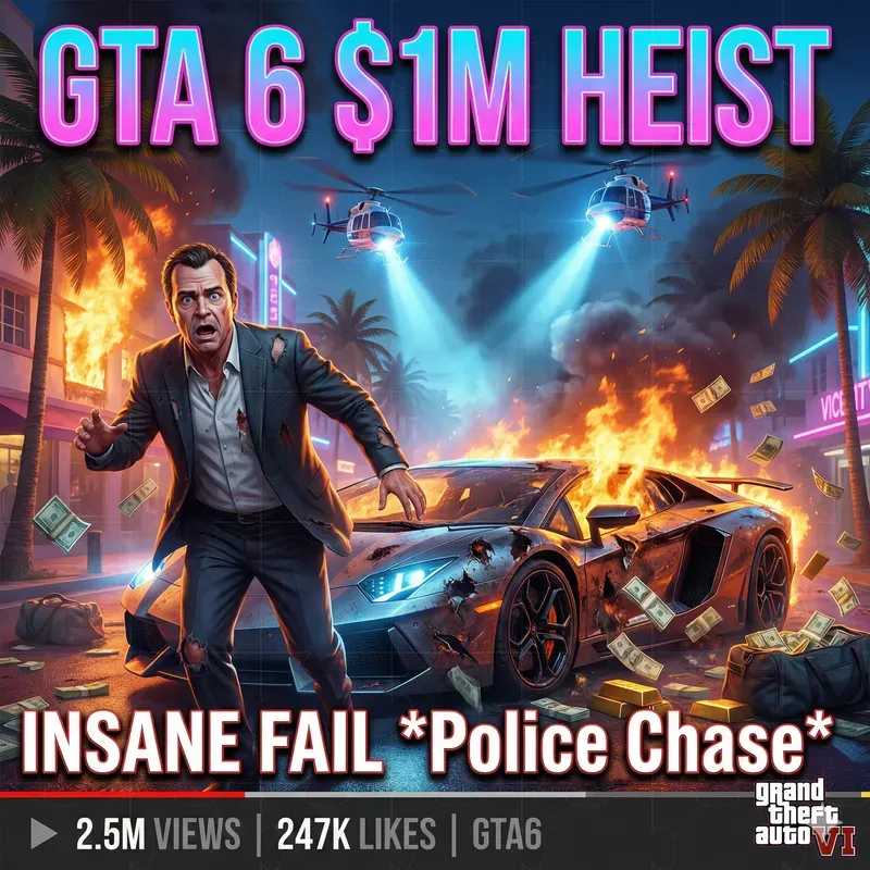 Gta 6 YouTuber Thumbnail Packs