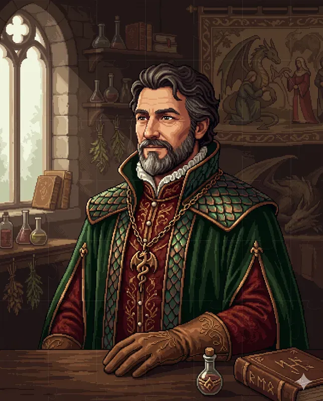 Pixel Renaissance Elegant Portraits