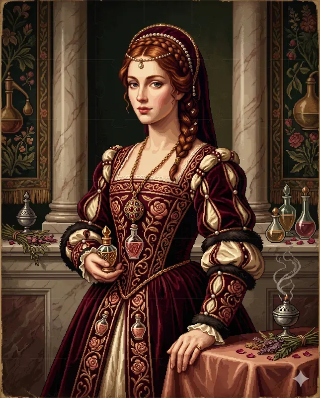 Pixel Renaissance Elegant Portraits