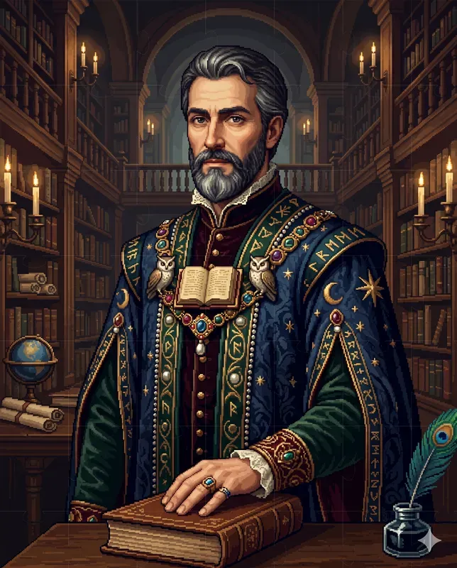 Pixel Renaissance Elegant Portraits