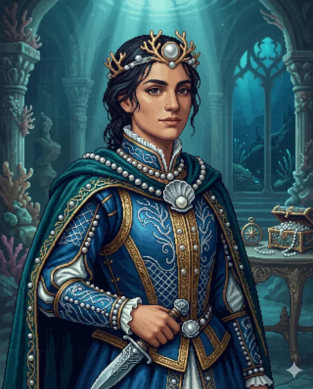 Pixel Renaissance Elegant Portraits