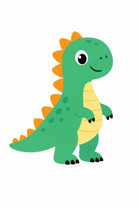 Cute Dinosaur Cliparts