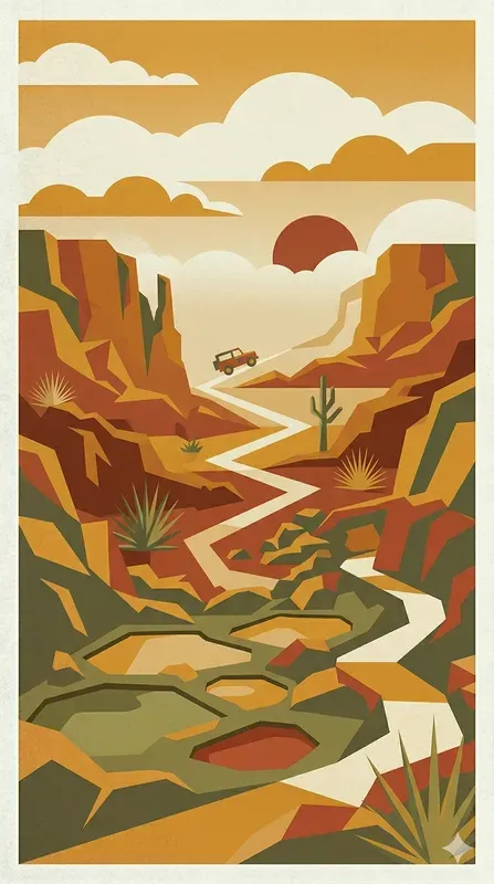 Vintage Travel Poster Illustrations