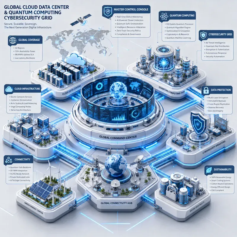 3D Isometric Tech Infographics