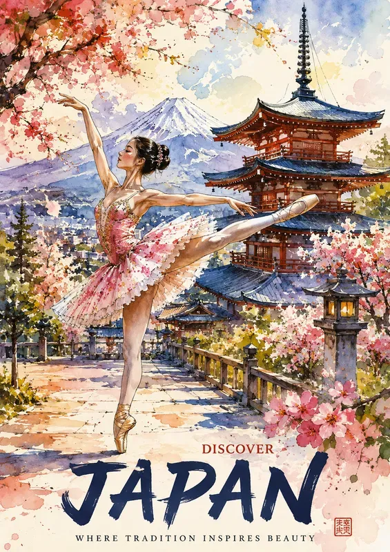 Vibrant Watercolor Travel Poster Generator