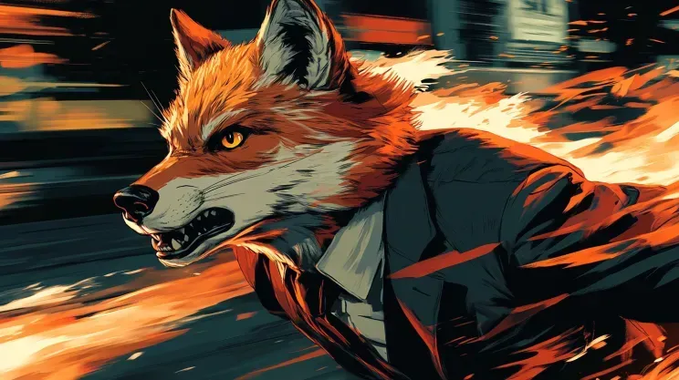 Animalinspired Comic Action Scenes