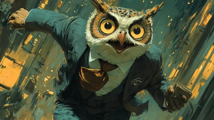 Animalinspired Comic Action Scenes