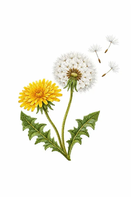 Wildflower Meadow Embroidery Motifs
