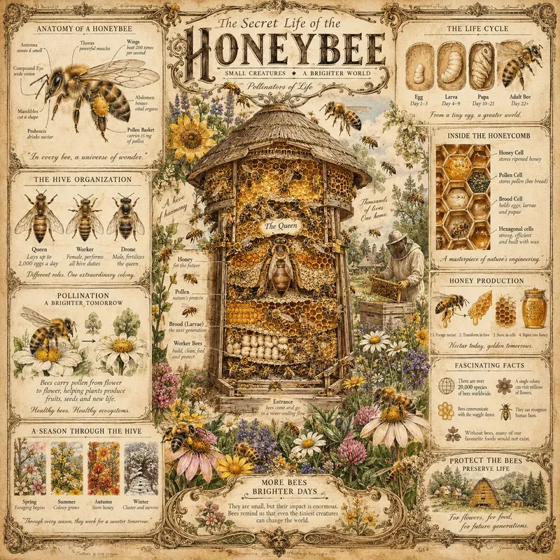 Vintage Storybook Knowledge Posters