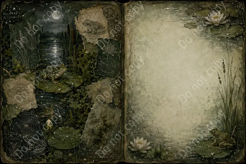 Moonflower Night Journal Spreads