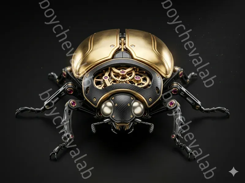 Steampunk Mechanical Insects Macros