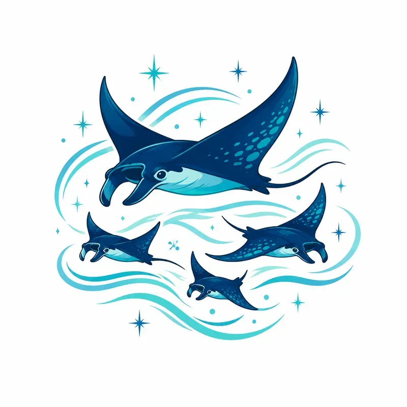 Magical Animal Family Vectors